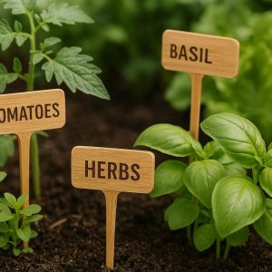 Eco-Friendly Bamboo Plant Tags - Sustainable Garden Labeling