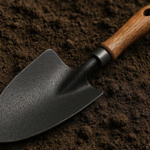 Heavy-Duty Carbon Steel Garden Trowel - Robust for Tough Soil