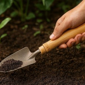 Eco-Friendly Bamboo Hand Trowel - Sustainable Soil Work