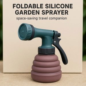 Foldable Silicone Garden Sprayer - Space-Saving Travel Companion